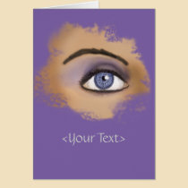 Purple Eye Makeup cards