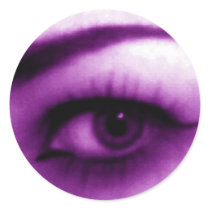 Purple Eye stickers by paleprudence Purple Eye stickers