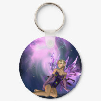 Purple Fairy Keychain