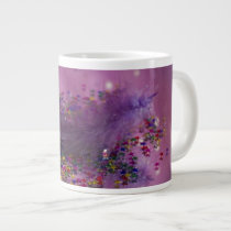 Purple Fairys Feather Extra Large Mug