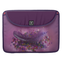 Purple Fairys Feather Sleeve For MacBooks