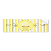 Purple Fancy Cake bumper stickers by candystore Purple Fancy Cake bumper stickers