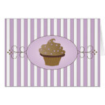 Purple Fancy Cake Card