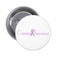 Purple Fancy Survivor Button