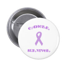 Purple Fancy Survivor Button