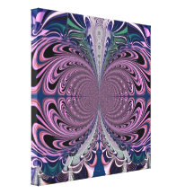 Purple Fantasy Fractal 2 Canvas Prints