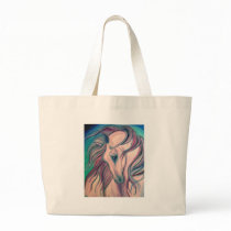 Purple Fantasy Horse Tote Bag