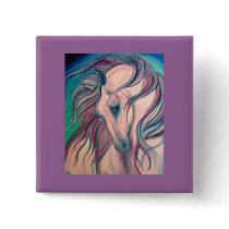 Purple Fantasy Horse Buttons