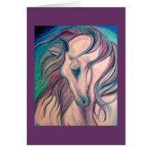 Purple Fantasy Horse Cards
