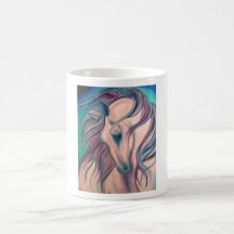 Purple Fantasy Horse Mugs