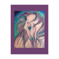Purple Fantasy Horse Postcard