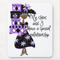 Purple Fashion Mousepad mousepads