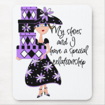 Purple Fashion Mousepad mousepads