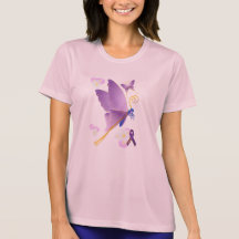 Purple Fibro Awareness T Shirt