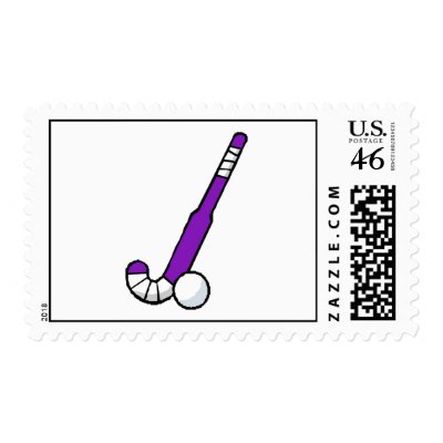 purple hockey stick