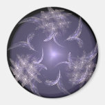 Purple Filigree Fridge Magnets