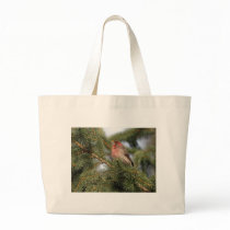 Purple Finch Canvas Bags