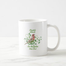 Purple Finch New Hampshire State Bird Coffee Mug
