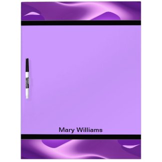 purple flame abstract dry erase board