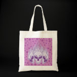 Purple Flaming Skulls bags