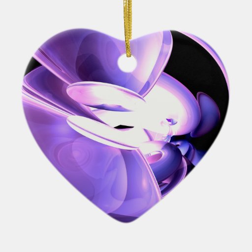Purple Flare Abstract Ornament