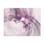 Purple flare postcard