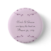 Purple Flora Vines Button