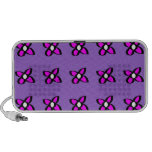 Purple Floral Doodle Speaker