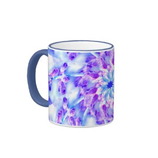 Purple Floral Mandala Mugs