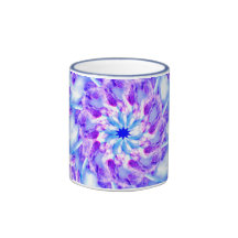 Purple Floral Mandala Mugs