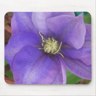 Purple Floral Mousepad mousepad