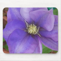 Purple Floral Mousepad