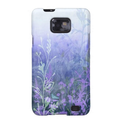 Purple Floral Samsung Galaxy Case 