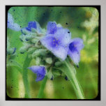 Purple Floral TTV Print