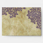 Purple Floral Vintage Envelopes