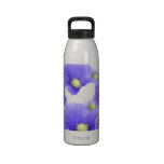 Purple Floral Water Bottle water bottles