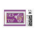 Purple Floral Wedding Invitation Set Purple Floral Wedding Invitation Set