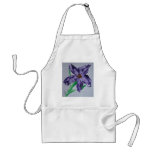 Purple flower aprons