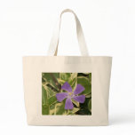 Purple Flower Canvas Bags