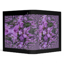 Purple Flower Buds Fractal Binders