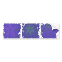 Purple Flower bumper stickers by eelkat Purple Flower bumper stickers
