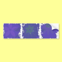 Purple Flower bumper stickers