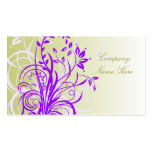 Purple Flower Business Cards