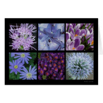 Purple Flower Card