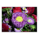 Purple flower card