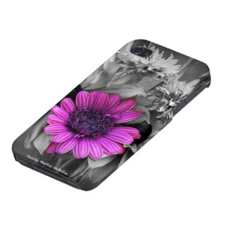 Purple Flower Iphone 4 case