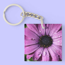 Purple Flower Keychain key chains