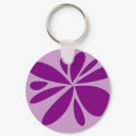 purple flower keyring keychains by rubymonkey purple flower keyring keychains