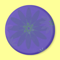 Purple Flower magnets