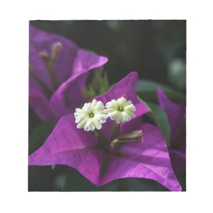 Purple Flower Memo Notepad